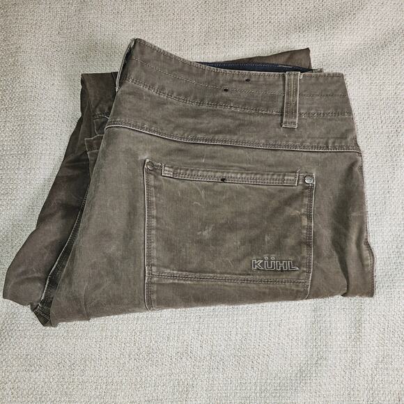 Kuhl Mens Rydr Outdoor Pants Jeans Brown 40x32 - Picture 16 of 16